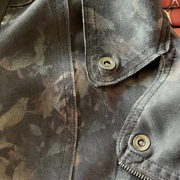 Marrakech Marni Scuba Moto Jacket in Antique Faded Floral - Large - Picture 5 of 11